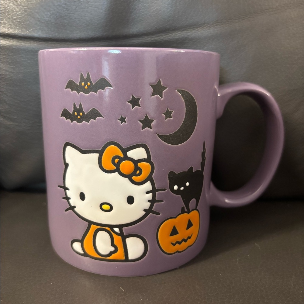Hello Kitty Purple Halloween Mug